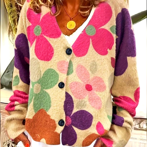 Unbranded Sweaters - CLOSE OUT SALE! Beautiful plus size button-down down sweater. Soft. Close out sa